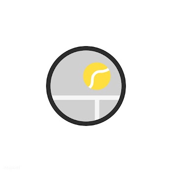 Illustration of tennis ball icon | Free stock vector - 380983