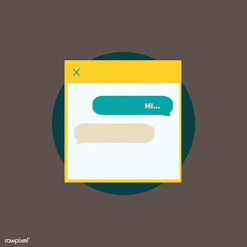 Illustration of texting message vector icon  | Free stock vector - 24335