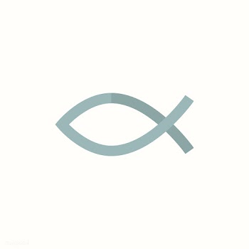 Illustration of the Christian fish symbol | Free stock vector - 412423