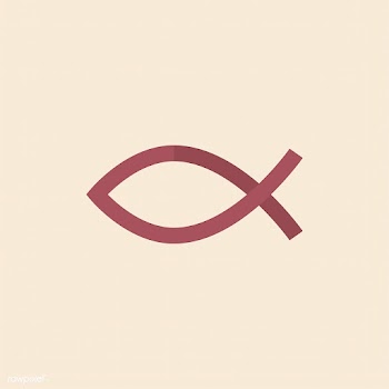 Illustration of the Christian fish symbol | Free stock vector - 412462
