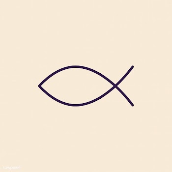 Illustration of the Christian fish symbol | Free stock vector - 412473
