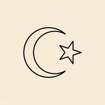 Illustration of the star and crescent symbol | Free stock vector - 412557