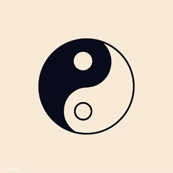 Illustration of the Yin and Yang | Free stock vector - 412543