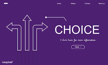 Illustration of three choices arrows | Free stock vector - 394797