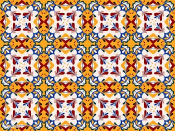 Illustration of tiles textured pattern | Free stock vector - 399102