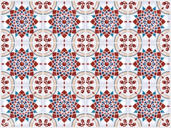 Illustration of tiles textured pattern | Free stock vector - 399161