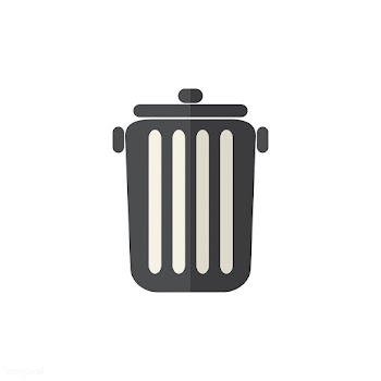 Illustration of trash bin icon | Free stock vector - 394917