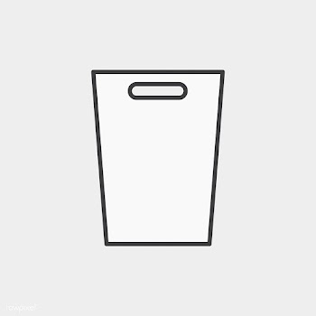Illustration of trash bin icon | Free stock vector - 76761