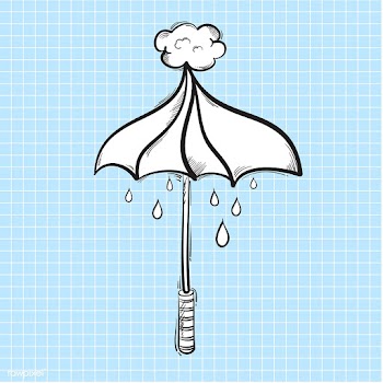 Illustration of umbrella and rain isolated on.. | Free stock vector - 60895