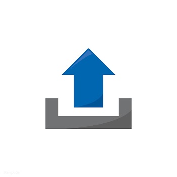 Illustration of uploading icon | Free stock vector - 393773
