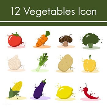 Illustration of vegetable set | Free stock vector - 388879