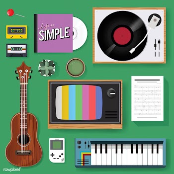 Illustration of vintage music entertainment s.. | Free stock vector - 390041