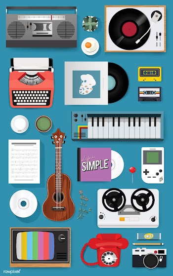 Illustration of vintage music entertainment s.. | Free stock vector - 390520