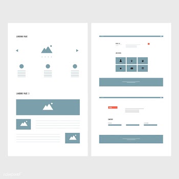 Illustration of web design template | Free stock vector - 395318