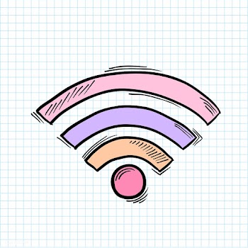 Illustration of wi-fi signal isolated on back.. | Free stock vector - 60839