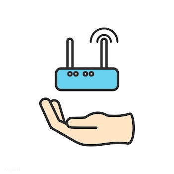 Illustration of wifi router icon | Free stock vector - 297125