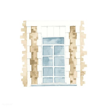 Illustration of window water color style | Free stock vector - 380712