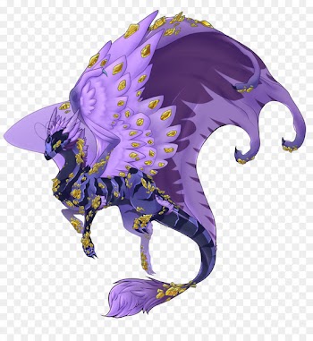 Illustration Organism Purple - shak ornament 