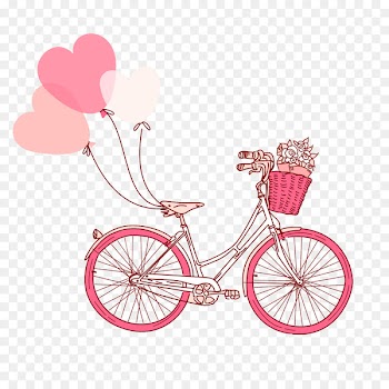 Illustration - Pink bike 