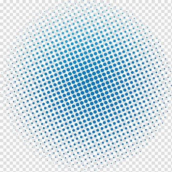 Illustration Pop art, Blue dot Carnival Poster, blue polka dot illustration transparent background PNG clipart