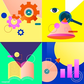 Illustration set of business strategy | Free stock vector - 388837