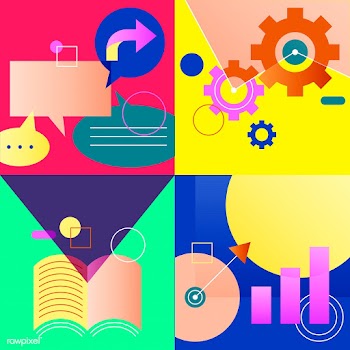 Illustration set of business strategy | Free stock vector - 388839
