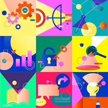 Illustration set of business strategy | Free stock vector - 388865