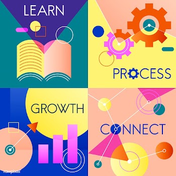 Illustration set of business strategy | Free stock vector - 389221