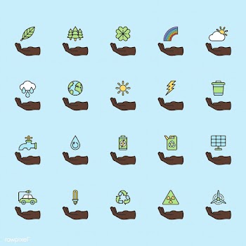 Illustration set of environmental vector | Free stock vector - 266815