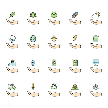 Illustration set of environmental vector | Free stock vector - 297257