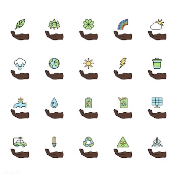 Illustration set of environmental vector | Free stock vector - 297263