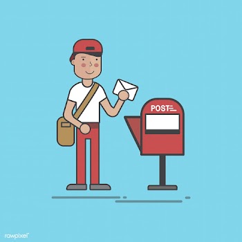 Illustration set of post delivery | Free stock vector - 248330