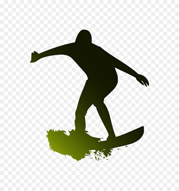Illustration Surfing Vector graphics Silhouette Euclidean vector -  