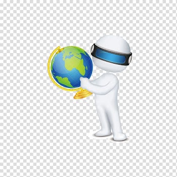 Illustration, Take the globe people transparent background PNG clipart