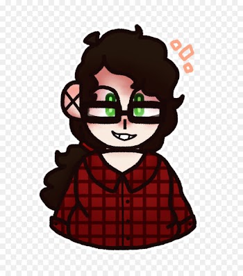 Illustration Tartan Cartoon Character Maroon - artistics mockup 