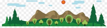Illustration - The beauty of green mountains and rivers 