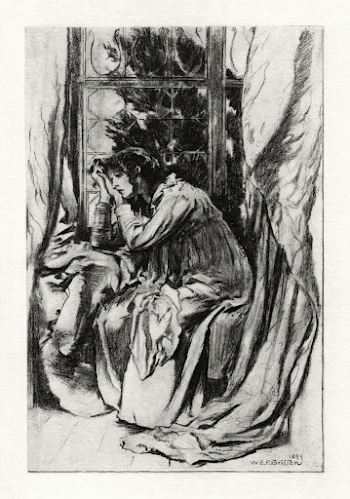 Illustration to Tennyson's "Mariana" by W. | Free Photo - rawpixel