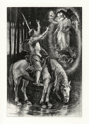 Illustration to Tennyson's "Sir Galahad" | Free Photo - rawpixel