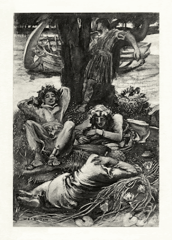 Illustration to Tennyson's "The Lotos-Eaters" | Free Photo - rawpixel