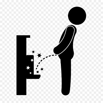 Illustration Urine Toilet Pictogram Poster - avto poster 