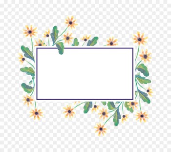 Illustration - Vector chrysanthemum flower frame 