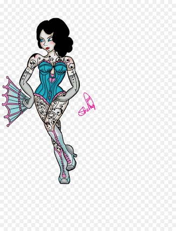 Illustration Woman Costume Cartoon Pin-up girl - woman 