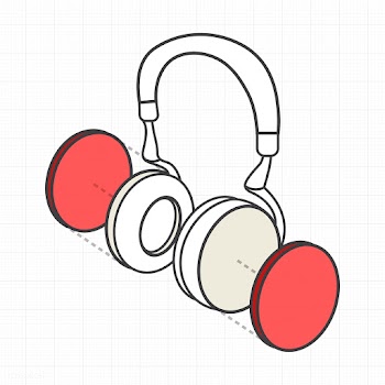 Illustrative headphone digital creative graph.. | Free stock vector - 24283