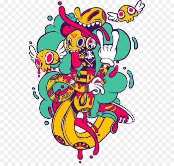 Illustrator Graphic design Illustration - American Graffiti 
