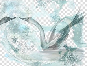 Illustrator Watercolor painting Illustration, Swan illustration transparent background PNG clipart