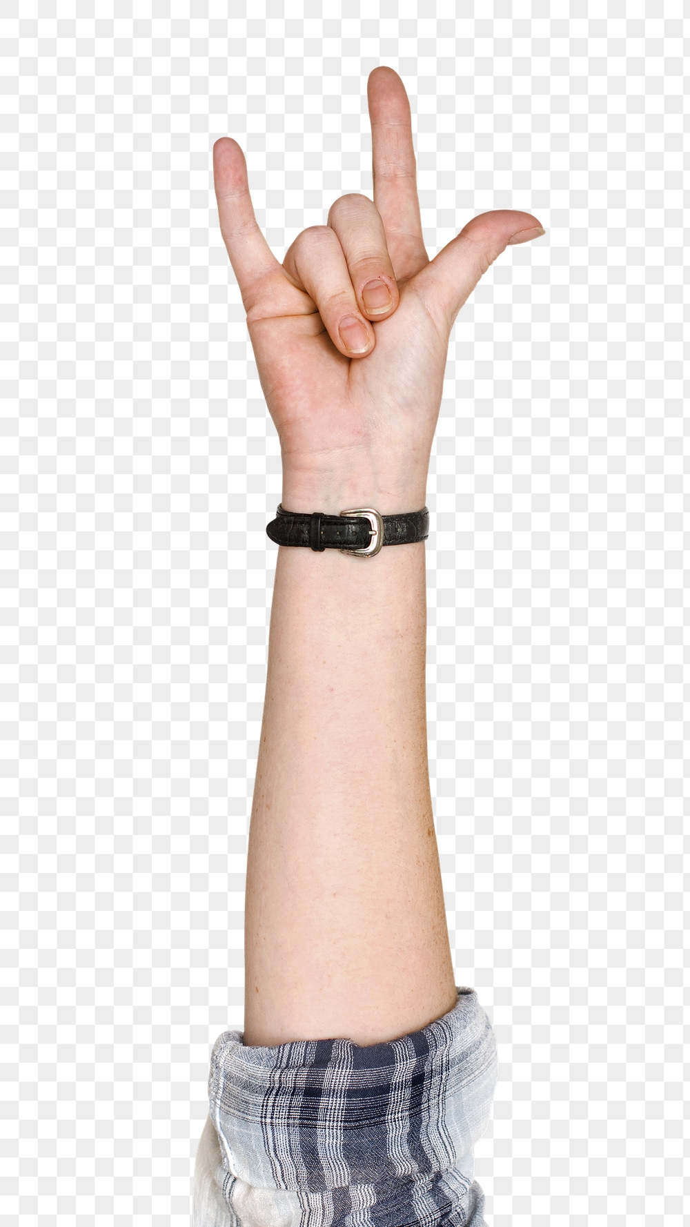 ILY png hand gesture sticker, | Free PNG - rawpixel