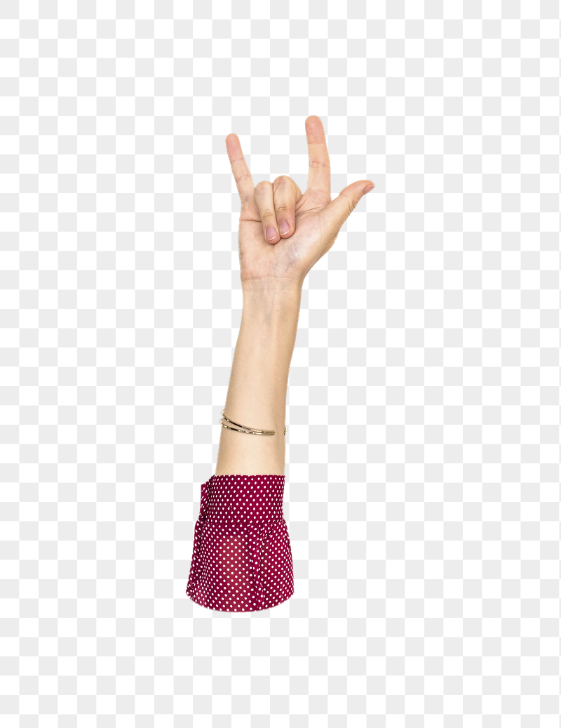 ILY png hand sign, transparent | Free PNG - rawpixel