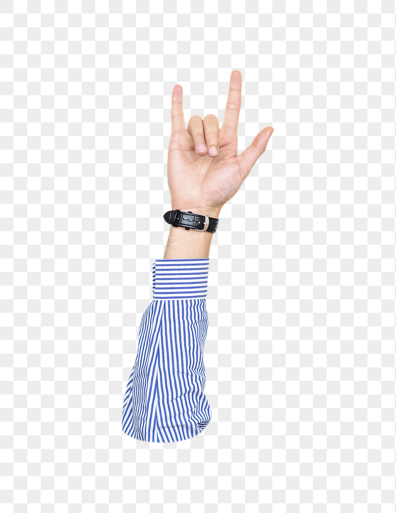 ILY png hand sign, transparent | Free PNG - rawpixel