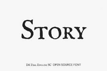 IM Fell Enghlish SC open | Free Font Add-on - rawpixel