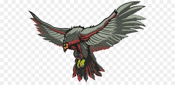 Image Embroidery Digitization Drawing Condor - eagle 